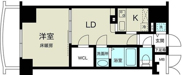 新大阪駅 徒歩3分 10階の物件間取画像